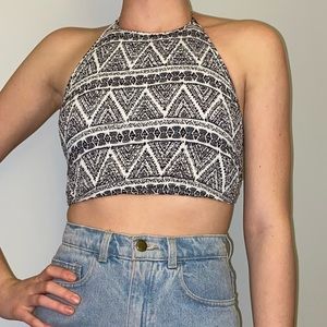 Pacsun crop top halter new with tags